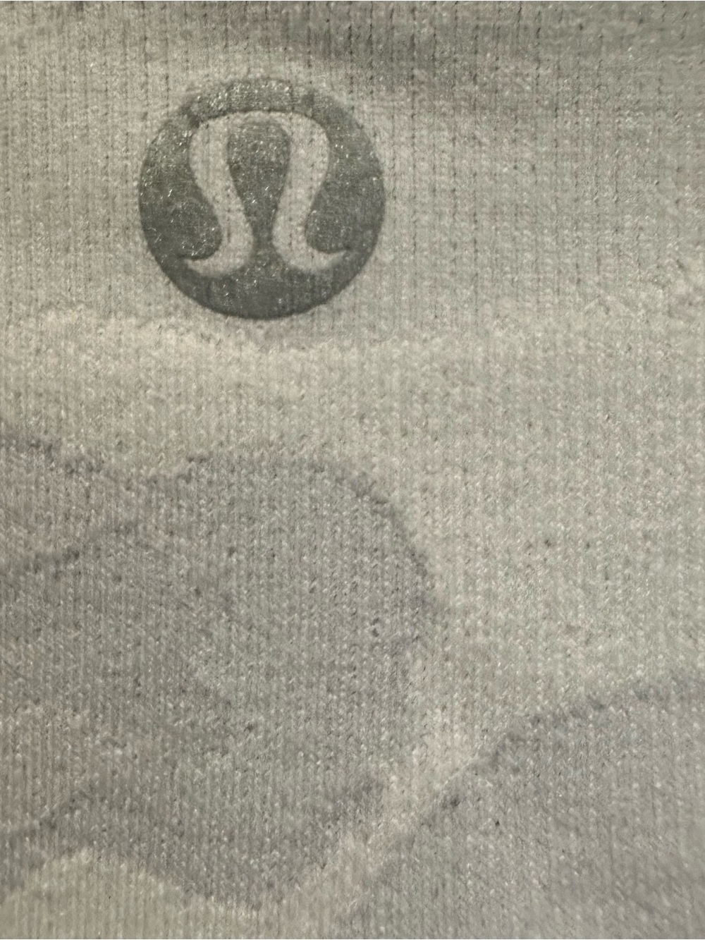 LULULEMON Wunder Under HR Short 10” Alpine White Gray Camo Ribbed Biker Size 0 - Picture 7 of 10